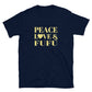 Peace, Love & Fufu" Short-Sleeve Unisex T-Shirt