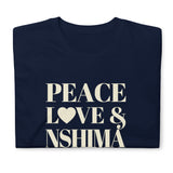 Peace, Love & Nshima Short-Sleeve Unisex T-Shirt