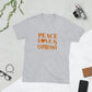 Peace, Love & Espresso   Short-Sleeve Unisex T-Shirt