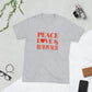 Peace, Love & Rum Punch Short-Sleeve Unisex T-Shirt