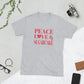 Peace, Love & Sugarcake Short-Sleeve Unisex T-Shirt