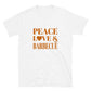 Peace, Love and Barbecue Short-Sleeve Unisex T-Shirt