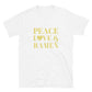 Peace, Love & Ramen Short-Sleeve Unisex T-Shirt