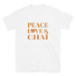 Peace, Love & Chai Short-Sleeve Unisex T-Shirt