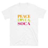 Peace, Love & Soca Short-Sleeve Unisex T-Shirt