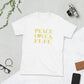 Peace, Love & Fufu" Short-Sleeve Unisex T-Shirt