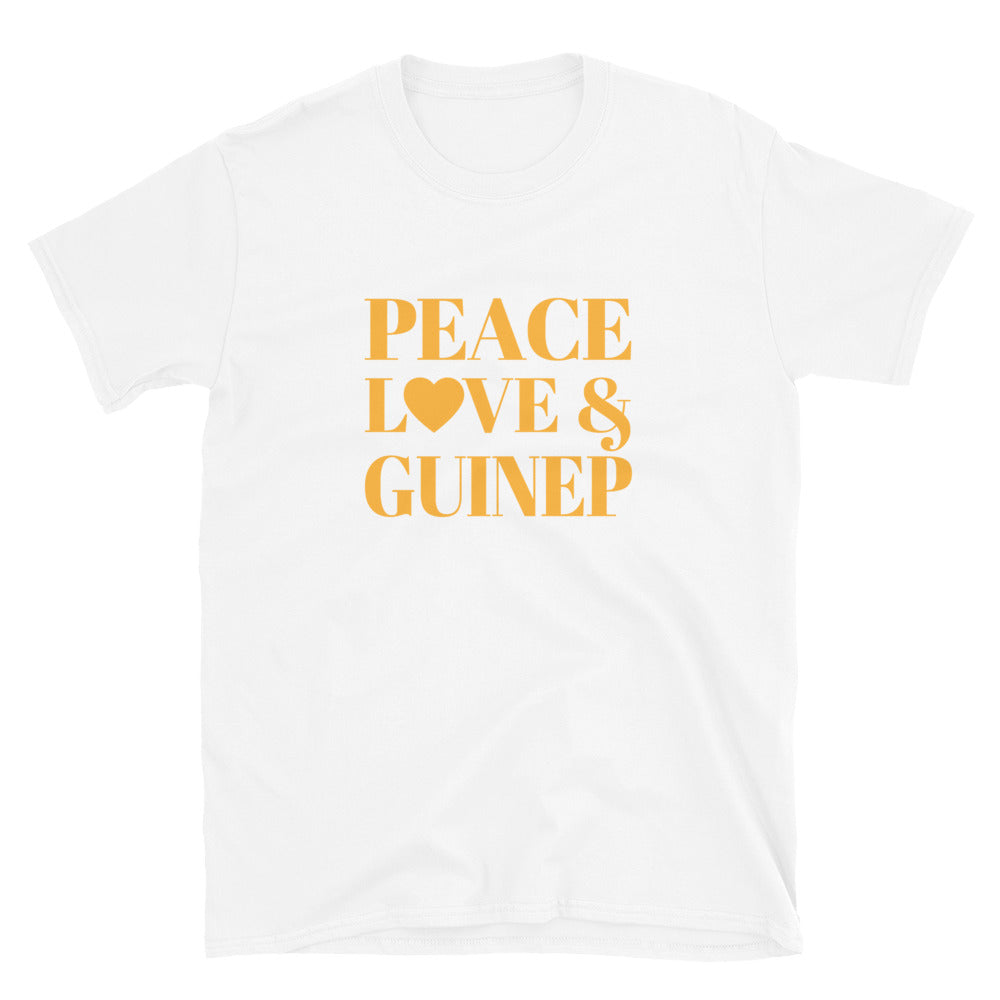 "Peace, Love & Guinep" Short-Sleeve Unisex T-Shirt