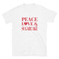 Peace, Love & Sugarcake Short-Sleeve Unisex T-Shirt