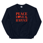 Peace, Love & Rum Punch Unisex Sweatshirt