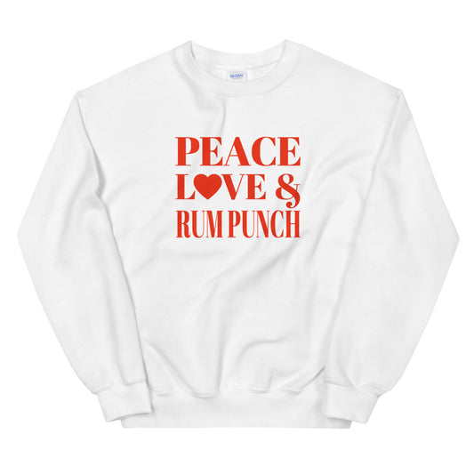 Peace, Love & Rum Punch Unisex Sweatshirt