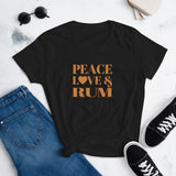 Peace, Love & Rum Women's short sleeve t-shirt