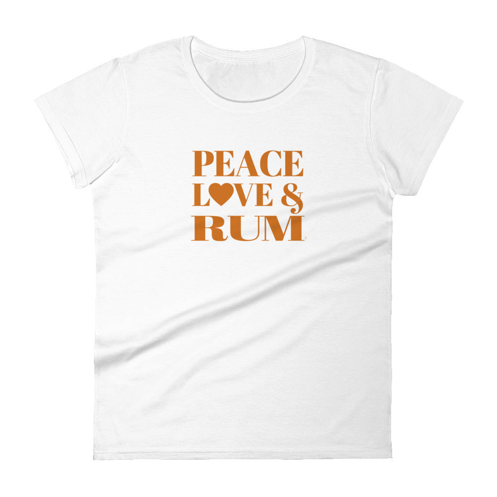 Peace, Love & Rum Women's short sleeve t-shirt