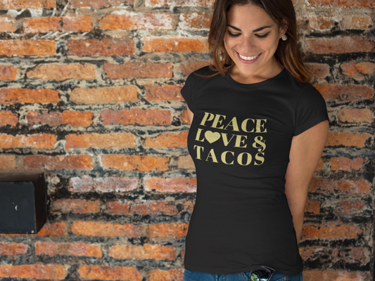 Peace, Love & Tacos Short-Sleeve Unisex T-Shirt